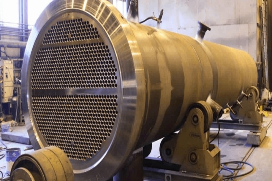 Titanium heat exchanger