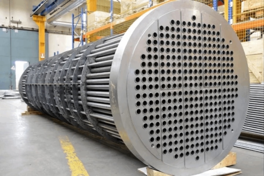 Titanium heat exchanger