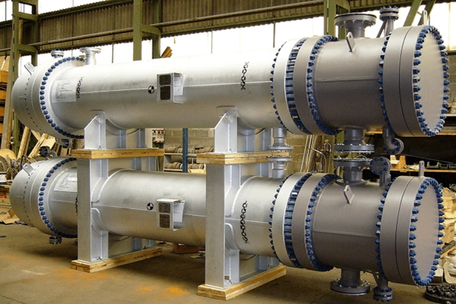 Titanium heat exchanger