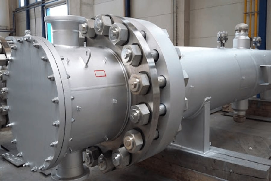 Titanium heat exchanger